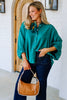 Love This Moment Teal Long Sleeve Blouse