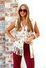 DOORBUSTER Aztec Sand Fringe Vest