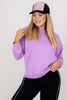 The Right Reasons Lavender Long Sleeve Top