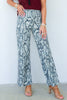 Blair Snake Wide Leg Denim Jean