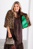 Frances Valentine Blaine Leopard Faux Fur Jacket