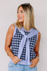 Out To Sea Navy Sleeveless Sweater