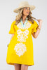 Piece Of Sunshine Yellow Short Sleeve Mini Dress