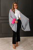MITCHIE'S Mindy Pink & Grey Fox Fur Cardigan