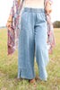 Bentley Light Denim Wide Leg Pant