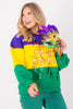 Queen Of Sparkles Queen Card Mardi Gras Sweatshirt