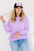 Ferara Bright Lavender Long Sleeve Pullover