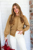 Bridget Camel Long Sleeve Cardigan