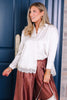 Layla Ivory Long Sleeve Blouse