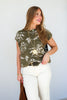 Riley Olive Sleeveless Top