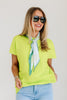 Adalyn Lime Short Sleeve Top