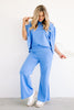 Special Feeling  Cornflower Wide Leg Pant Set
