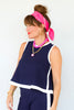 Sunny Muse Navy Sleeveless Top
