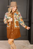 DOORBUSTER Not Enough Cream Floral Print Long Sleeve Jacket