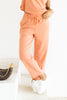 Tribal Guava Blush Cropped Barrel Jogger