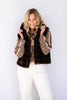 Molly Bracken Chocolate Sleeveless Vest