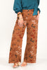 Must Be True Mocha Mousse Floral Wide Leg Pant