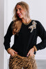 Take My Breath Away Black Long Sleeve Sweatshirt