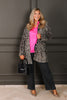 Sanctuary Upside Cocoa Kitty Long Sleeve Jacket