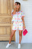 Market Stand Multi Printed Short Sleeve Top