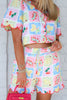 Market Stand Multi Printed Short
