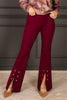 Insight Strike A Pose Bordeaux Wide Leg Pant