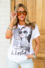 On A Bad Day White Short Sleeve Tee