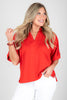 Give You Joy Red Short Sleeve Top