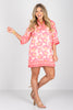 See You Later Flamingo Floral Mini Dress