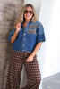 TWT® Rock And Roll Denim Short Sleeve Jacket