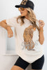 Stay Wild Leopard Ivory Short Sleeve Tee