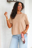 Miriam Coco Short Sleeve Top
