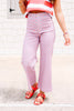 TWT®  America Plaid Gingham Straight Leg Pant