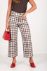 Katrina Gingham Wide Leg Denim Pant