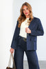 Levi Navy Long Sleeve Blazer
