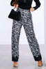 Foxcroft Arlette Midnight Cheetah Ankle Length Pants