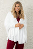 TWT Exclusive White Blanket Wrap