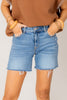 All The Better Mid Rise Light Denim Short
