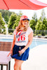 1776 America White Short Sleeve Tee