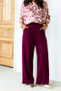 Made For Moments Burgundy Wide Leg Pant