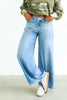 New York Flowing Clouds Wide Leg Jean