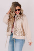 DOORBUSTER Killing It Gold and Animal Trim Long Sleeve Jacket