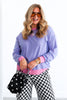 Blair Deep Sky & Candy Pink Striped Long Sleeve