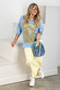 Leopard Dreamer Paradise 1982 Blue Short Sleeve Tee