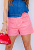 Don't Miss Red Gingham Short