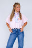 Riley Petal Blush Short Sleeve Top