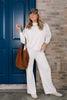 Dorothy Heather Vanilla Wide Leg Pant Set