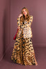 Emily McCarthy Bristol Leopard Faux Leather Blazer