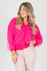 Joh Steven Pink Long Sleeve Cardigan