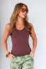 Nikibiki Allie Reversible French Roast Tank Top